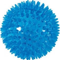 Jk led piłka kolce 5,5 cm niebieska 45907-1