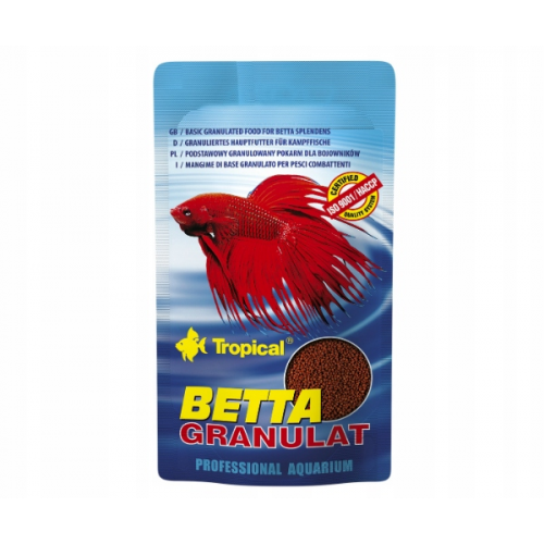 Tropical betta granulat pokarm dla bojownika 10g