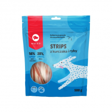 MACED STRIPS Z KURCZAKA I RYBY 500G