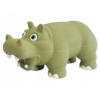  Hipopotam zielony dźwięk 17cm zabawka dla psa