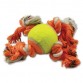 Zabawka dla psa - piłka tenisowa + 4 węzły 124-10887