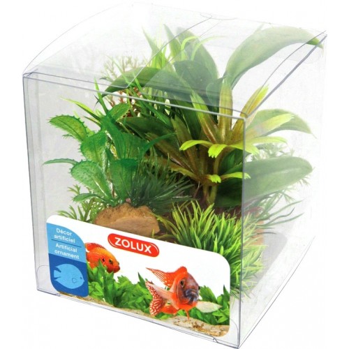 Zolux dekoracja roślinna pudełko mix 6 szt zestaw 2